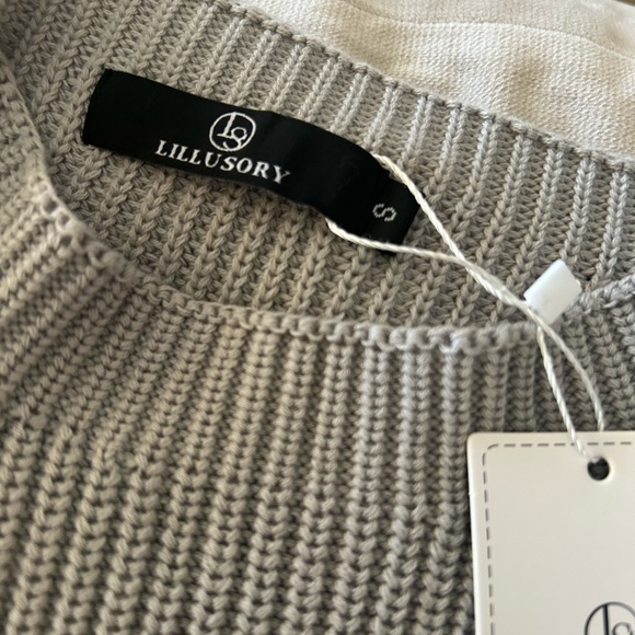 Gray Ribbed Top - Picture 7 of 7